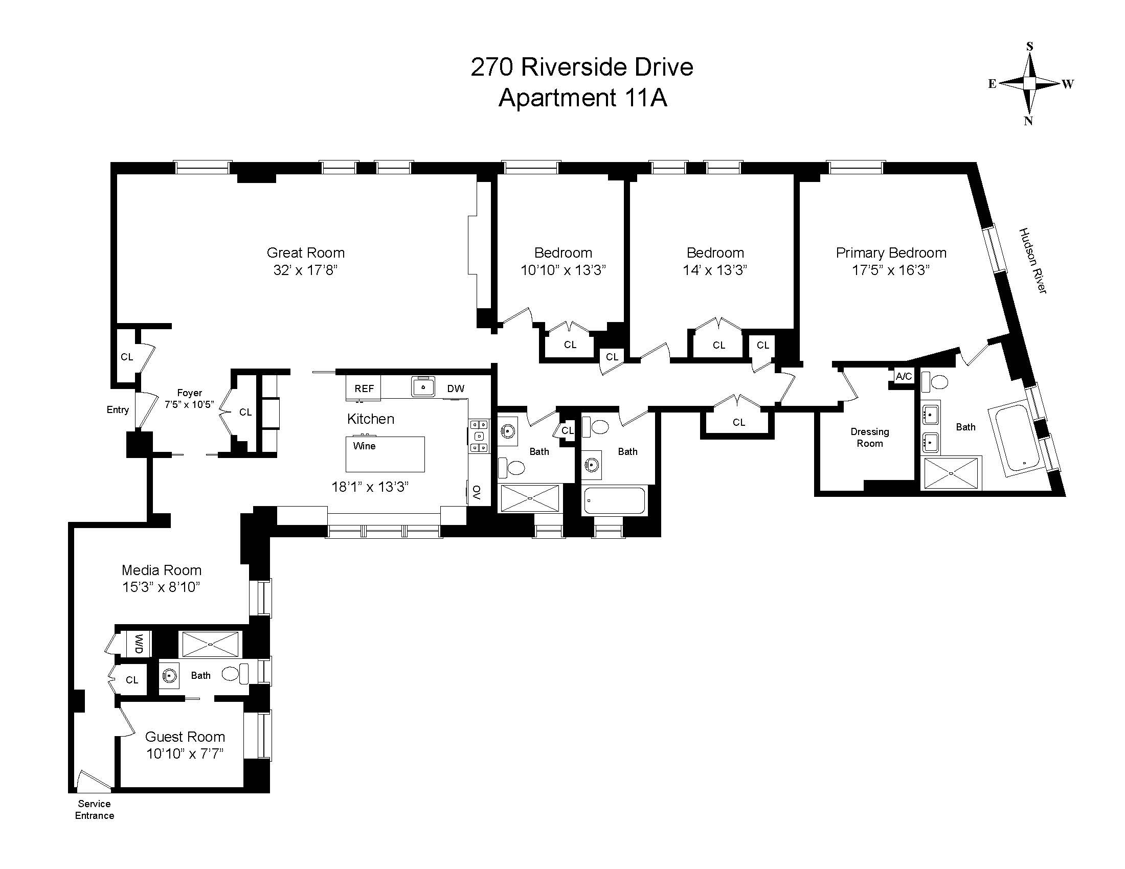 270 Riverside Drive 11A