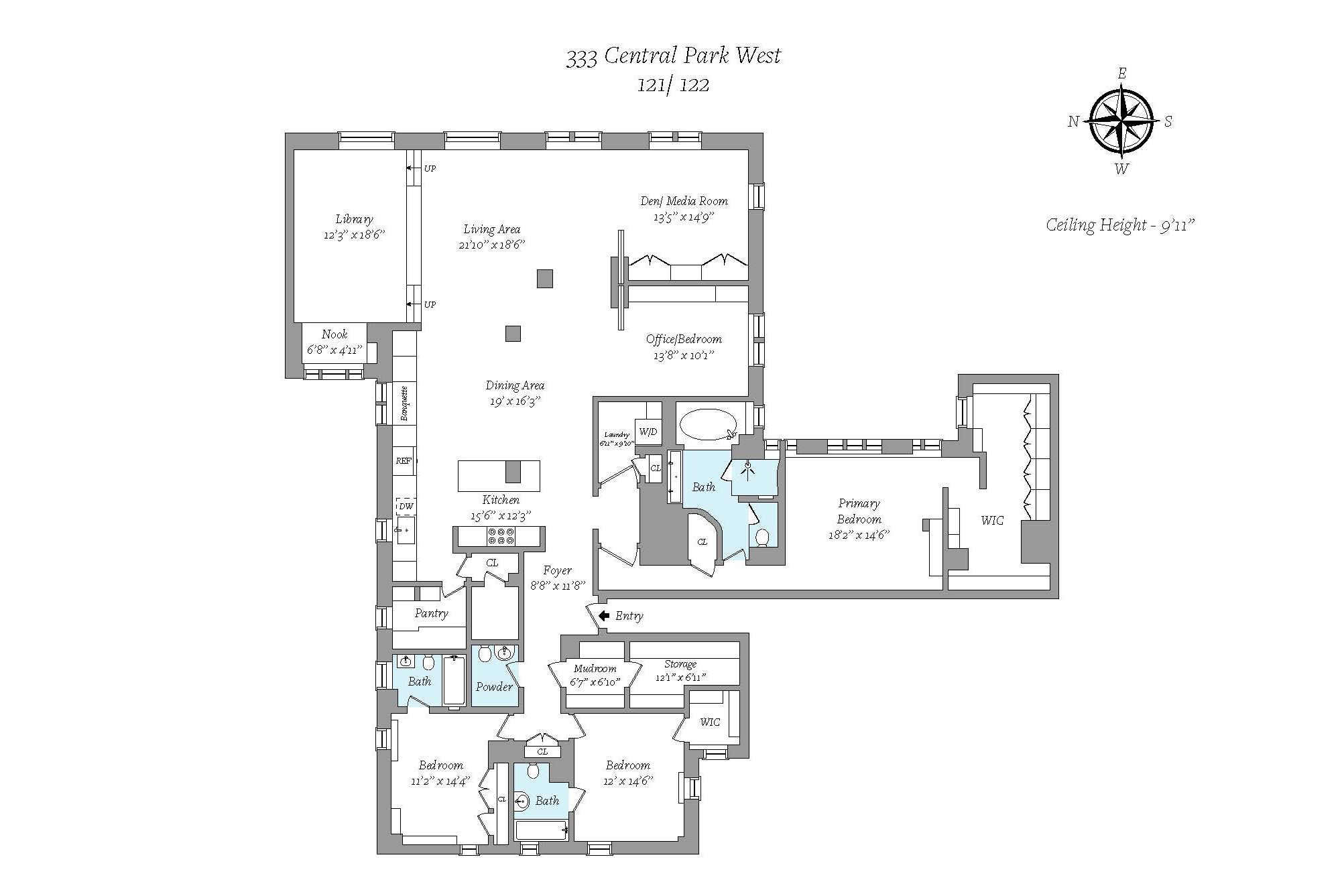 333 Central Park West PH121-122