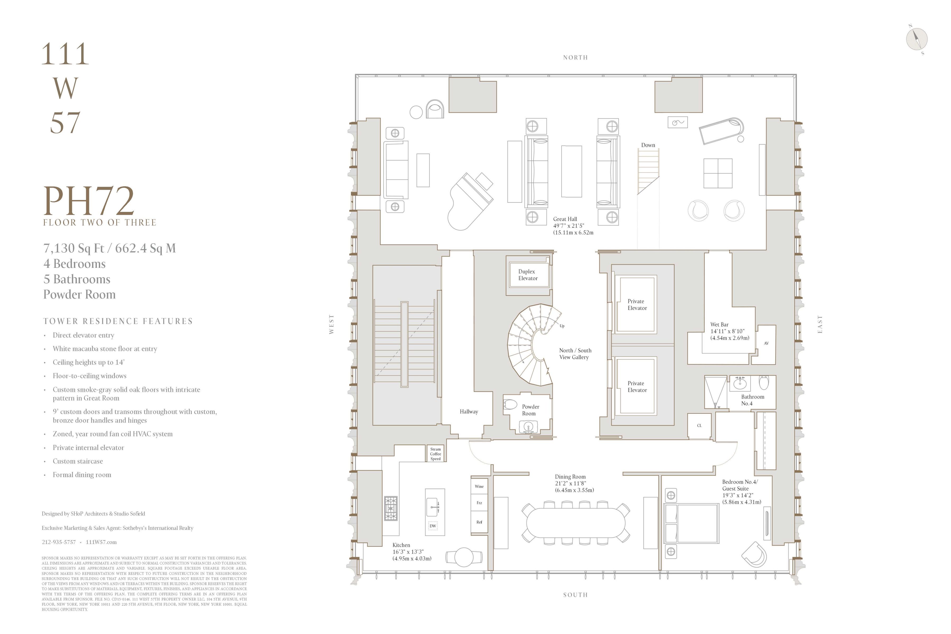 111 West 57th Street PH72