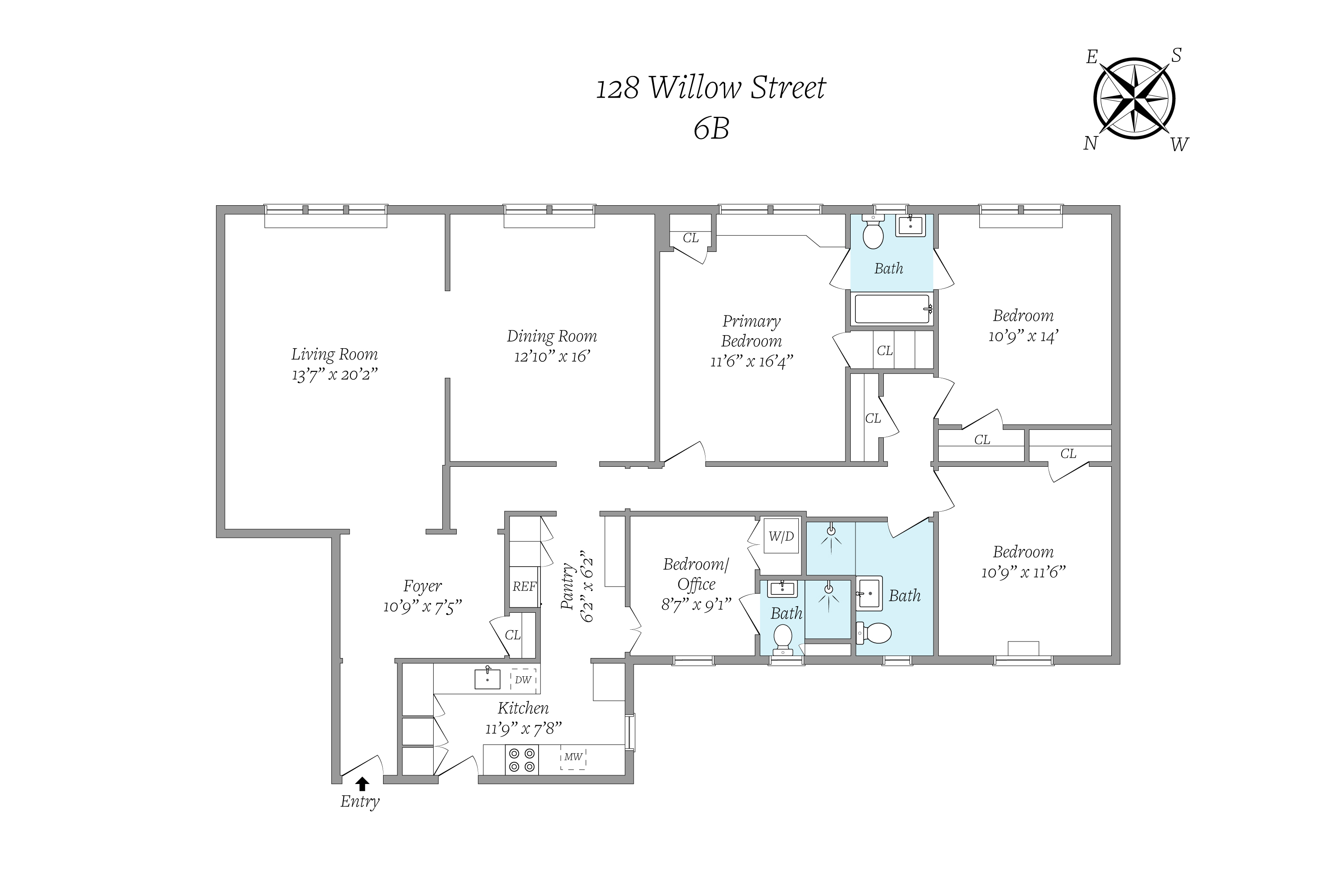 128 Willow Street 6B