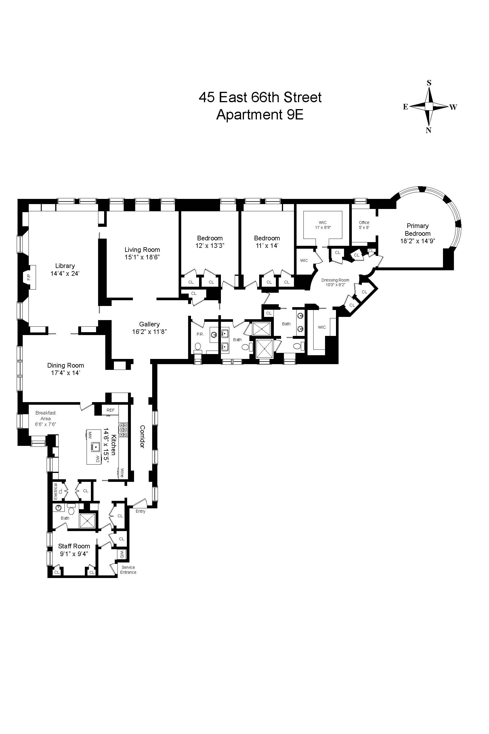 45 East 66th Street 9E