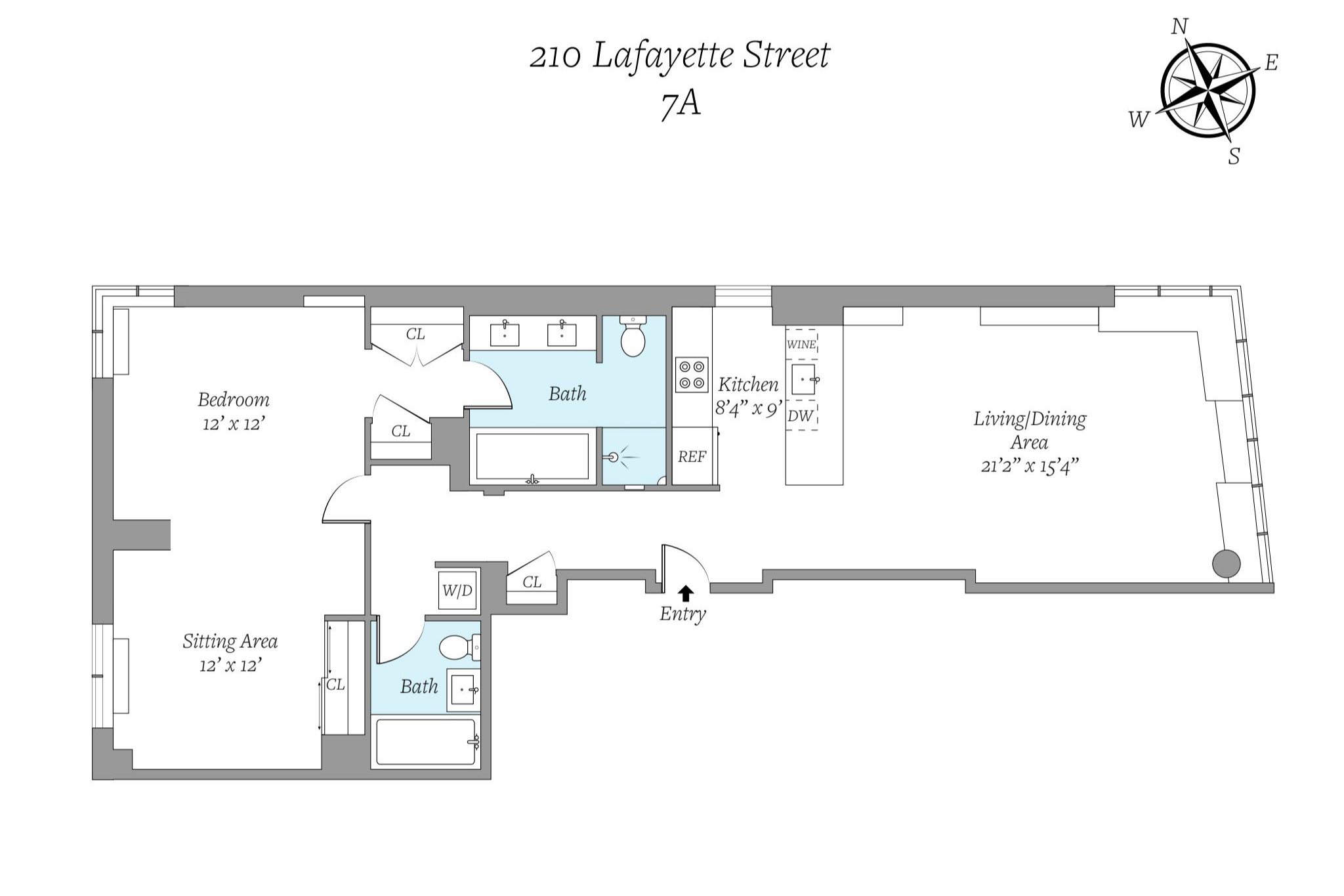 210 Lafayette Street 7A