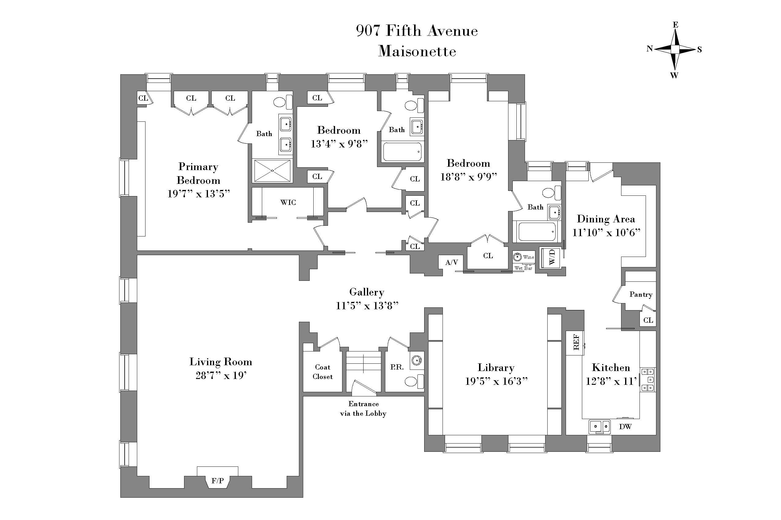 907 Fifth Avenue Maisonette