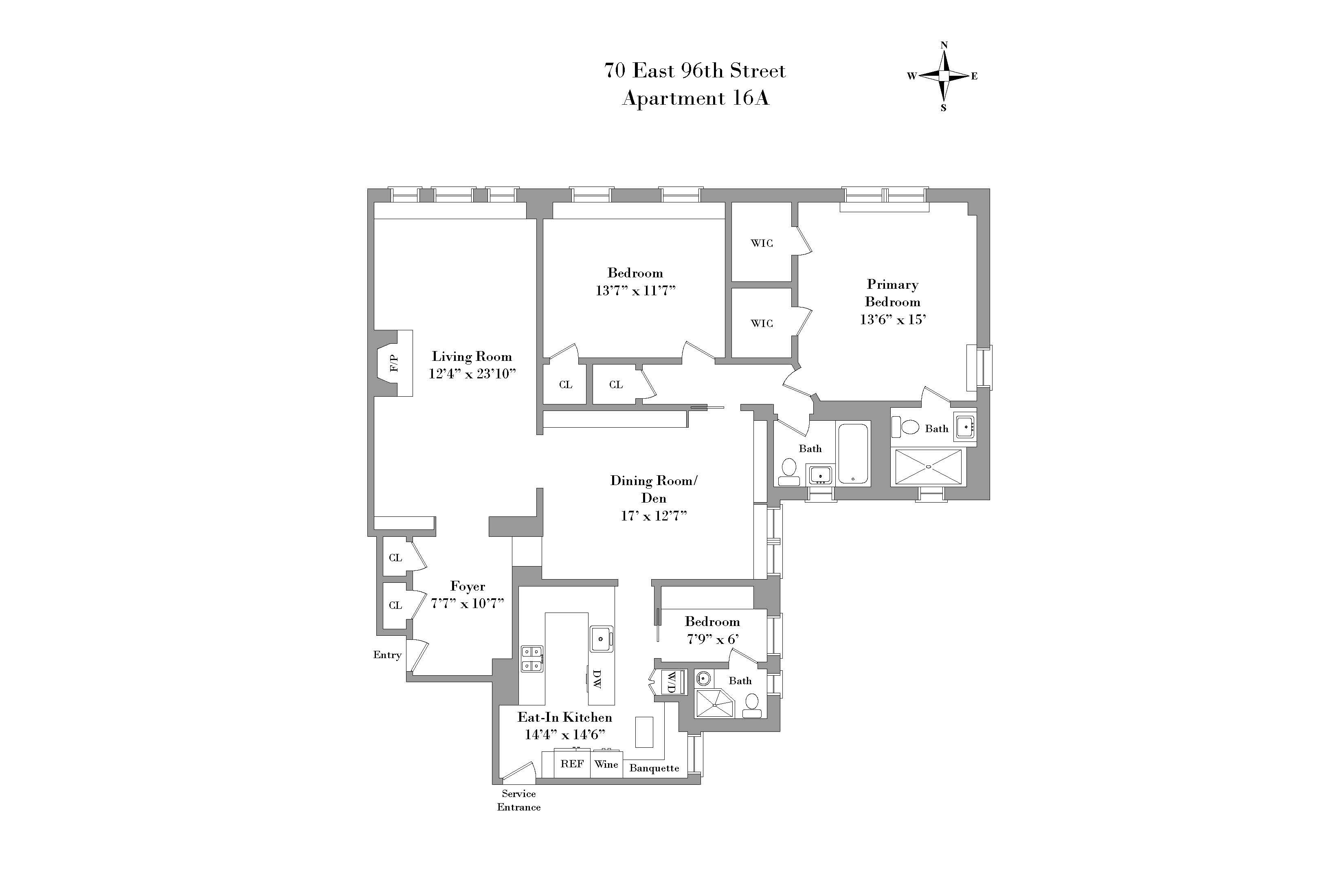 70 East 96th Street 16A