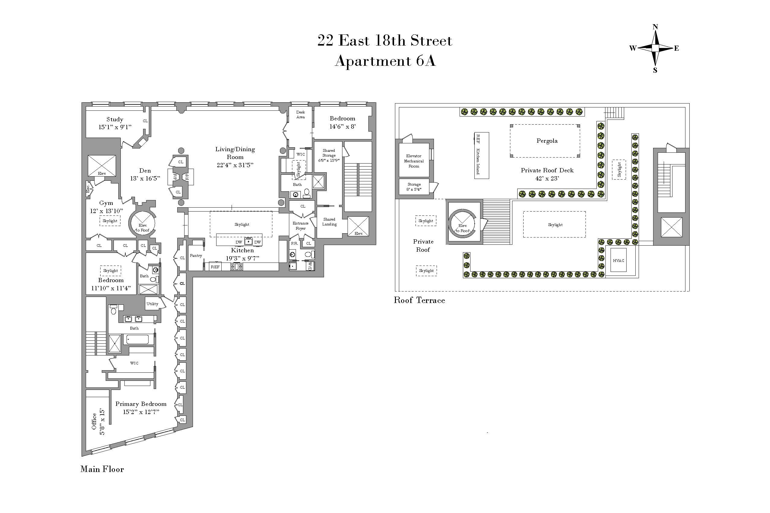 22 East 18th Street PH6A