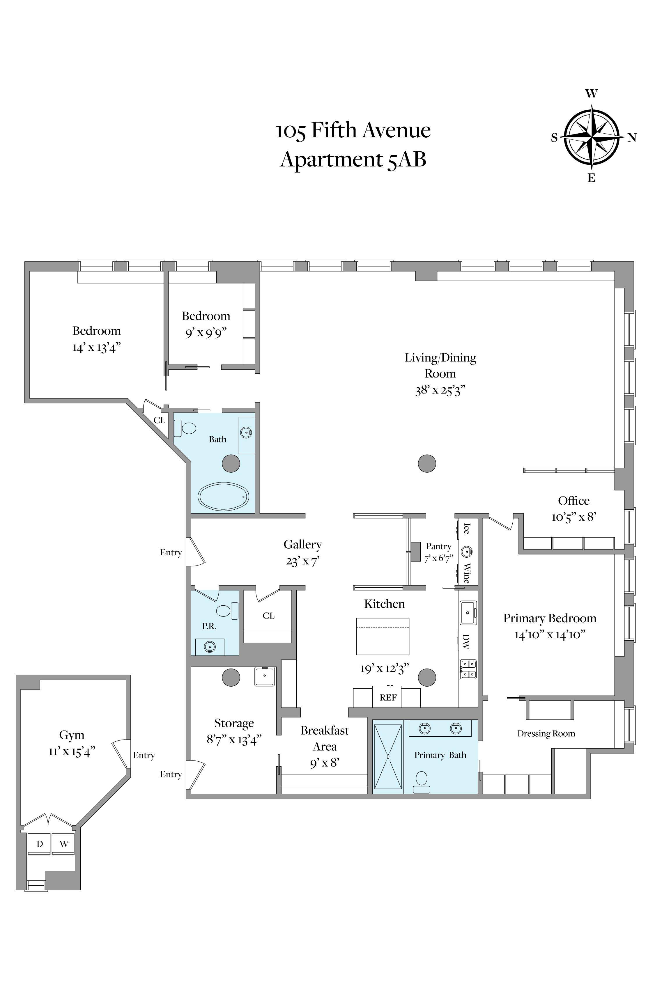 105 Fifth Avenue 5AB