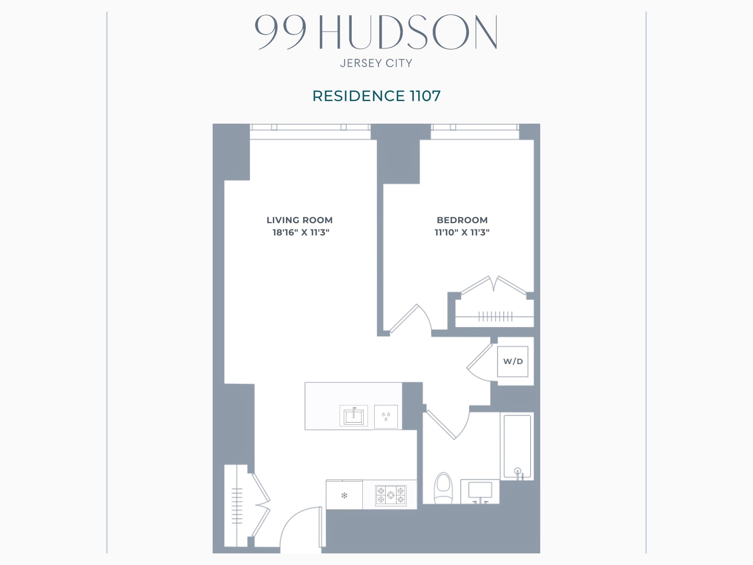 99 HUDSON ST Unit: 1107