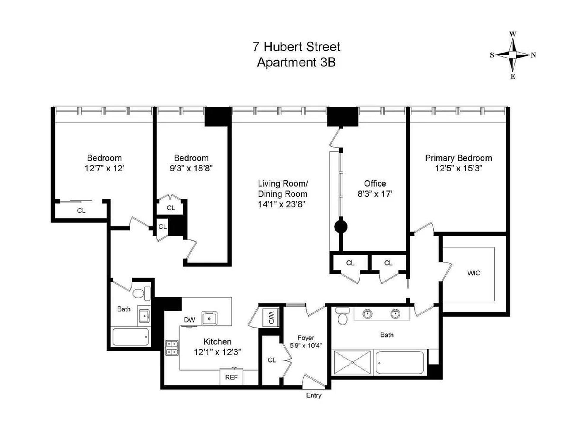 7 HUBERT Street 3B