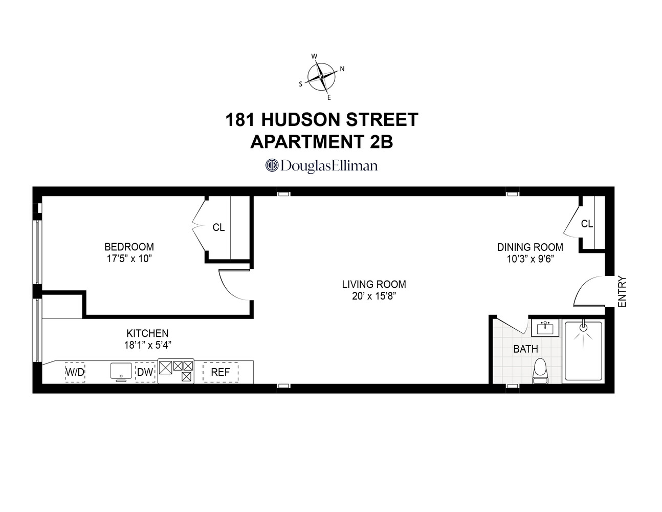 181 HUDSON Street 2B