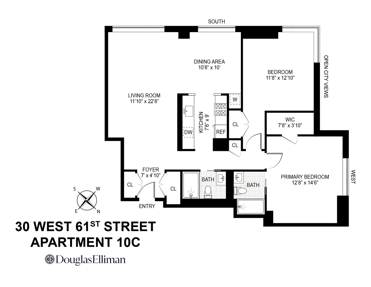 30 W 61ST Street 10C