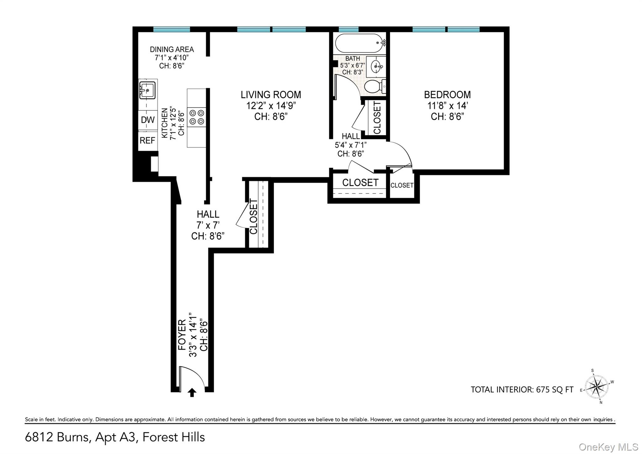 6812 Burns Street Unit: A3
