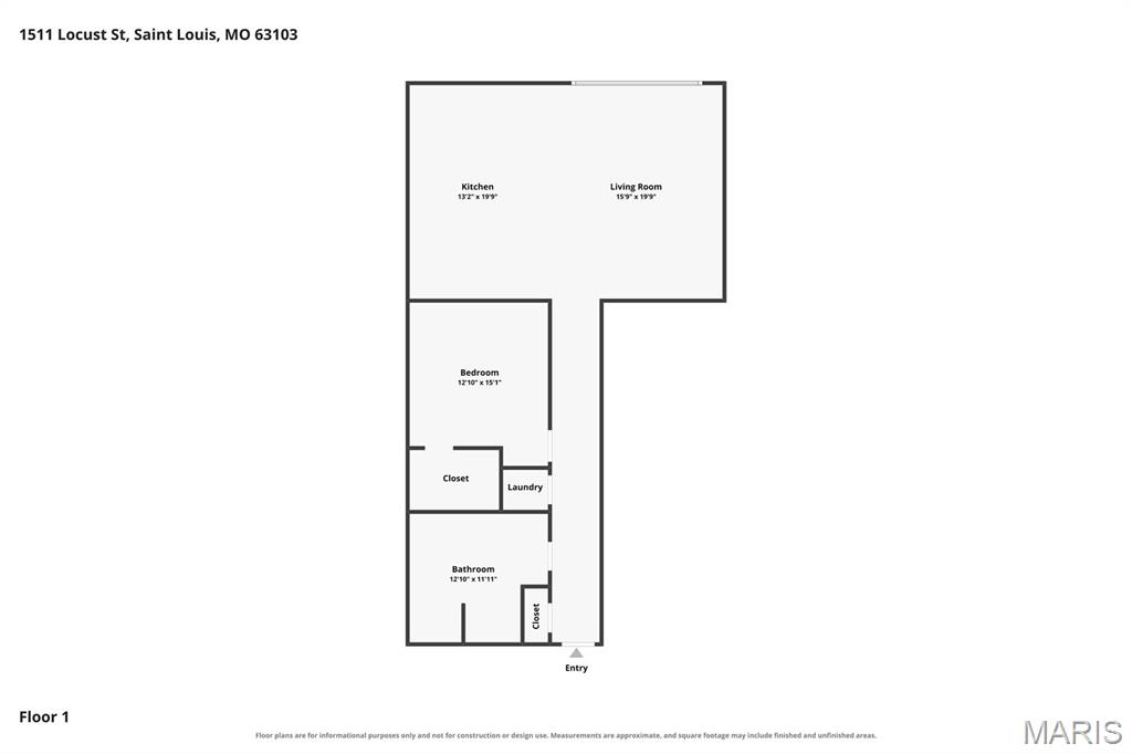 1511 Locust Street Unit: 610