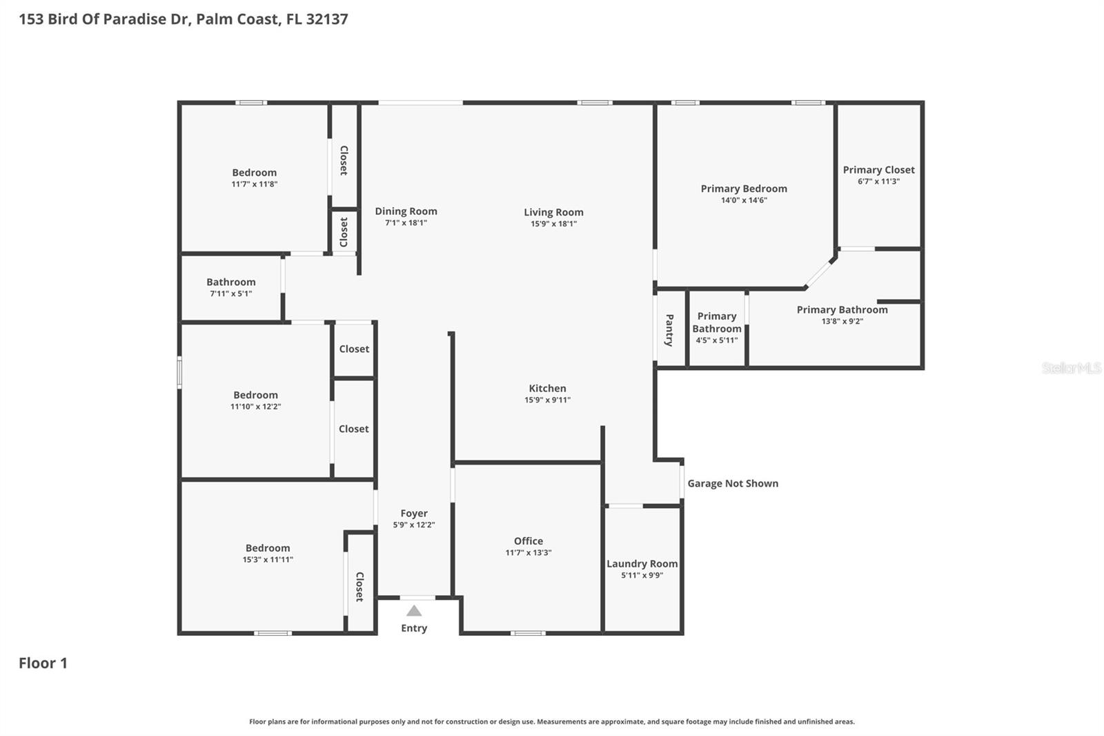 153 BIRD OF PARADISE DR