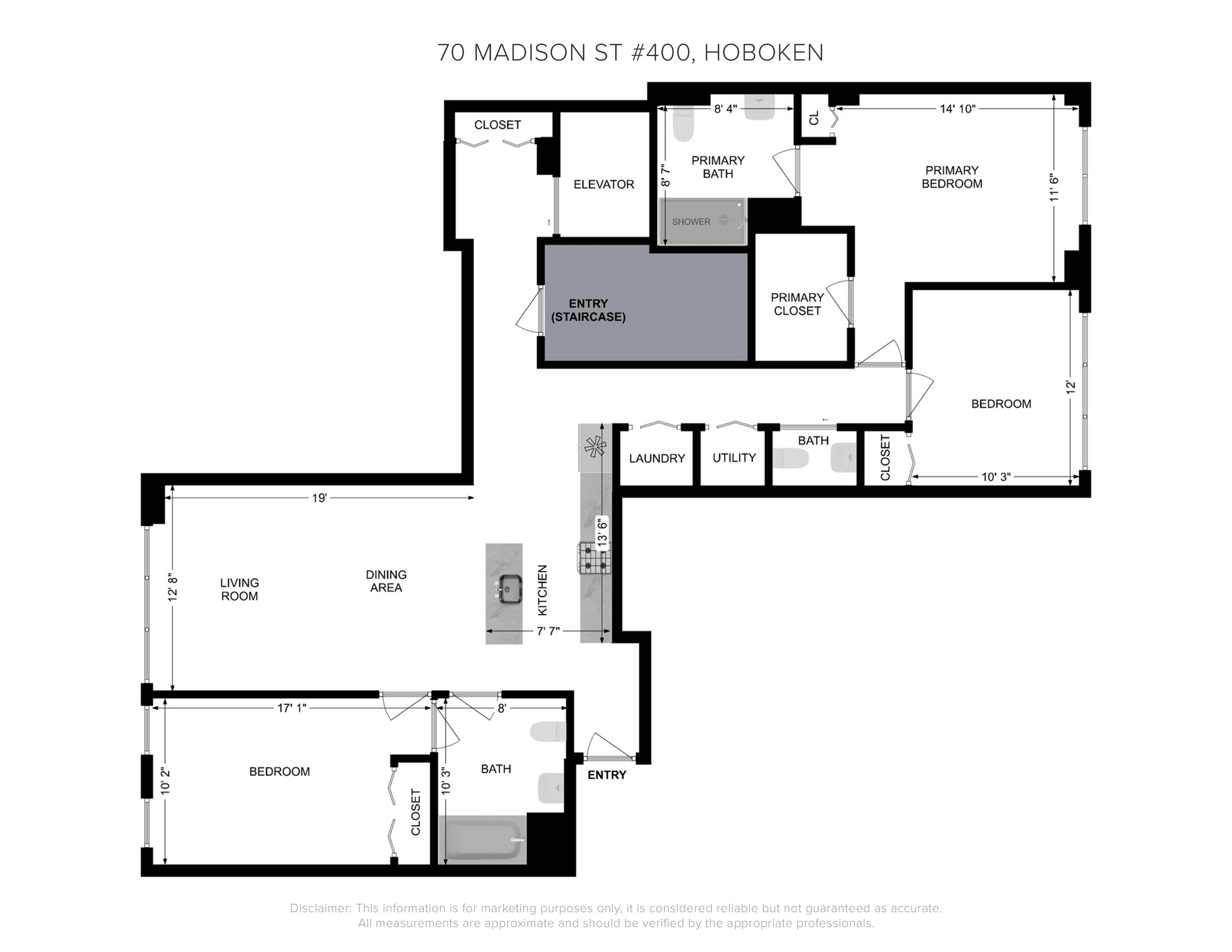 70 MADISON ST Unit: 400