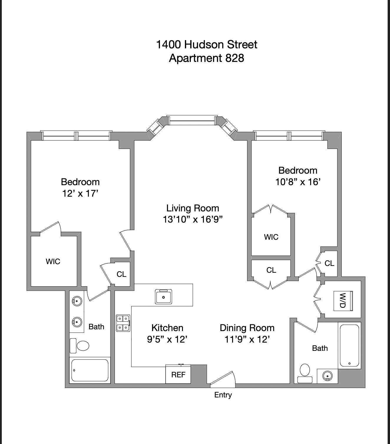1400 HUDSON ST Unit: 828