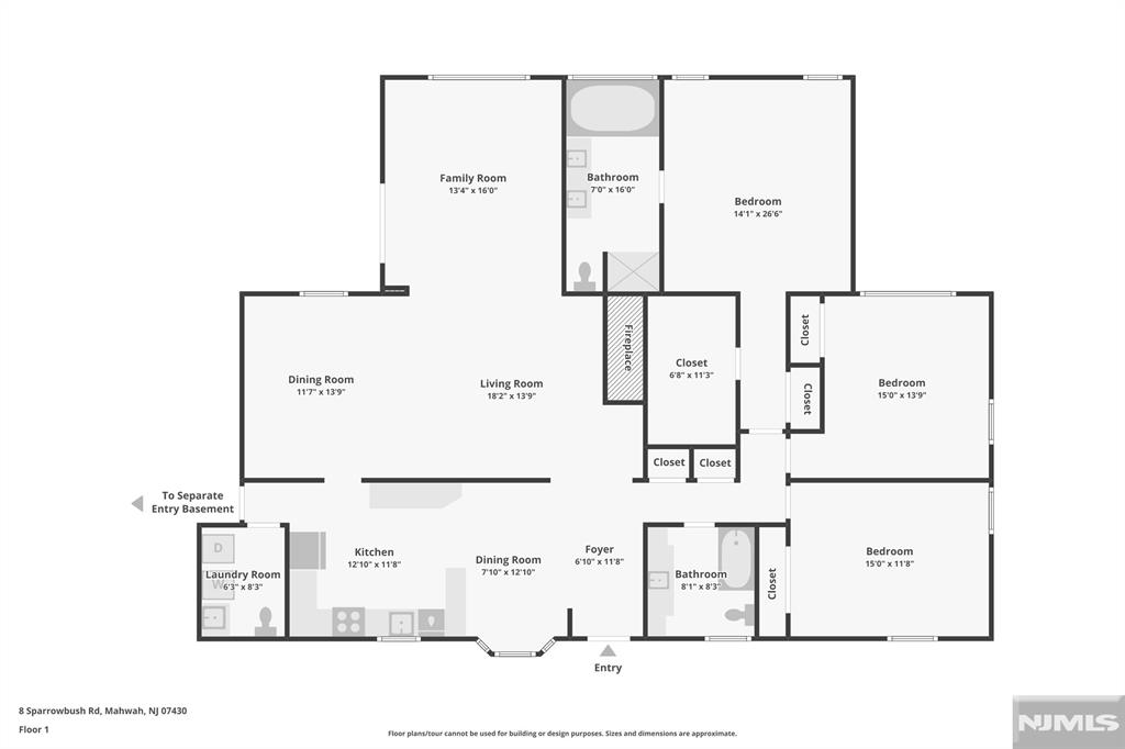 8 Sparrowbush Road