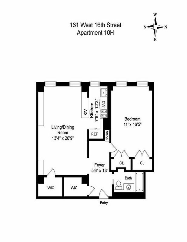 161 W 16th Street 10-H