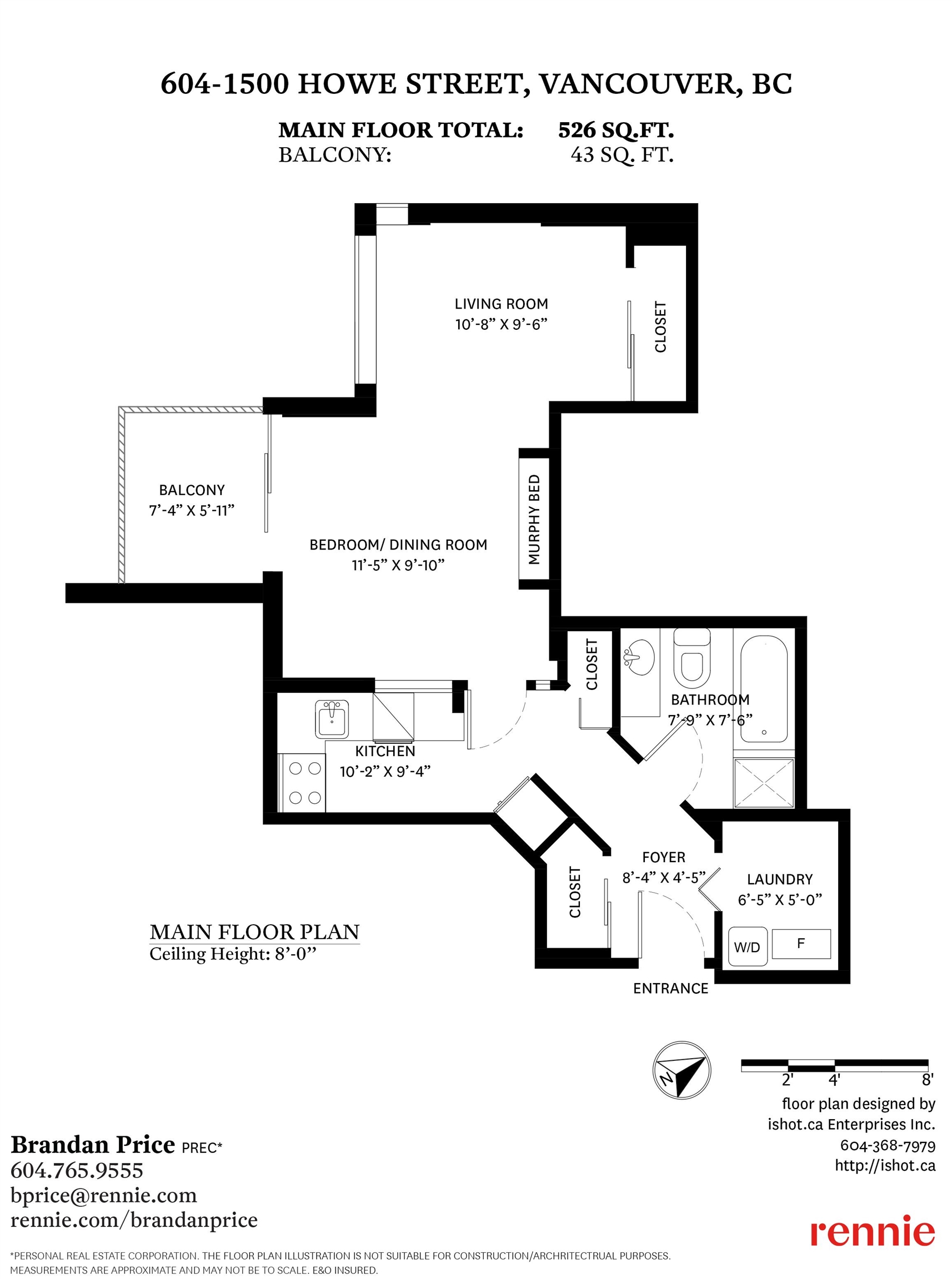 604 1500 HOWE STREET Unit: 604