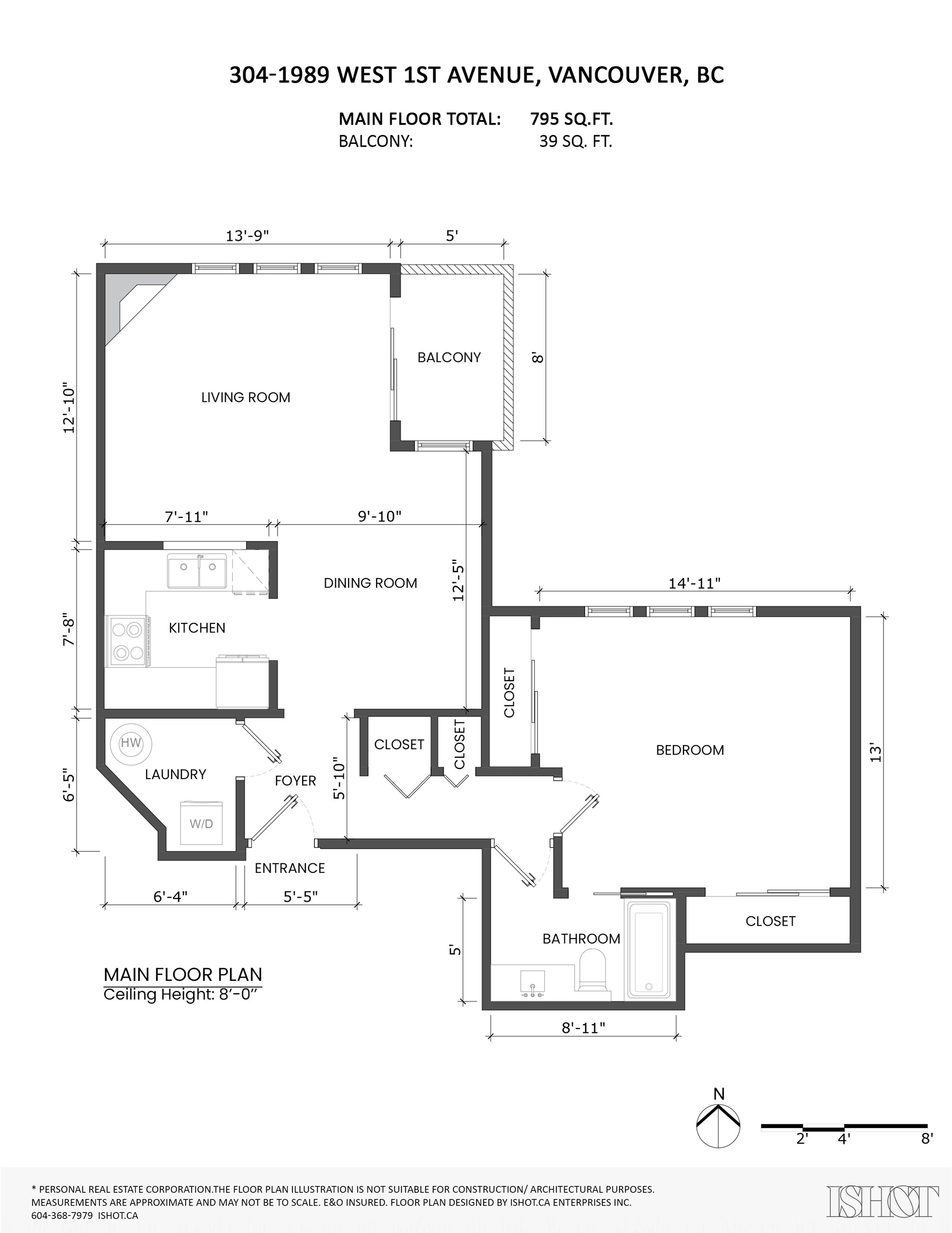 304 1989 W 1ST AVENUE Unit: 304