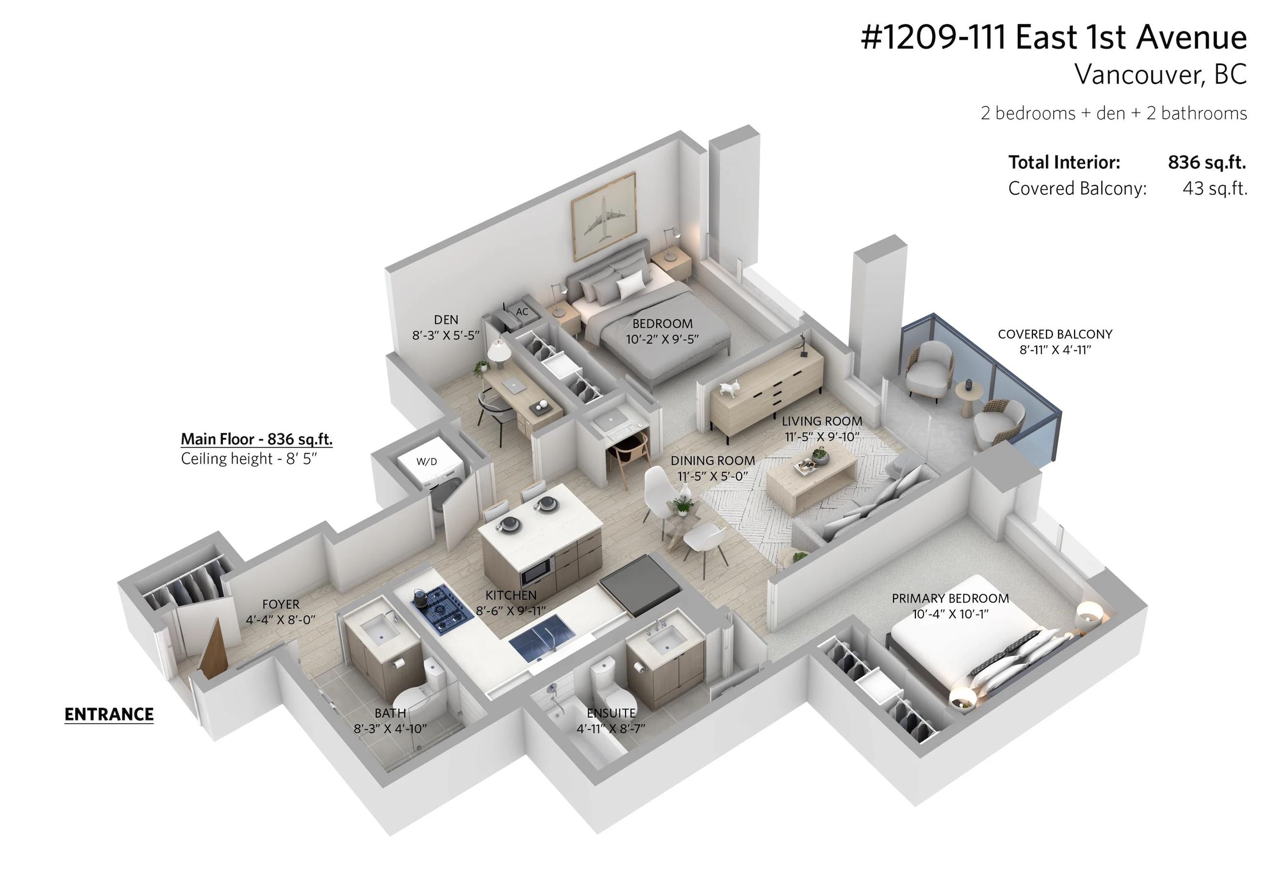 1209 111 E 1ST AVENUE Unit: 1209