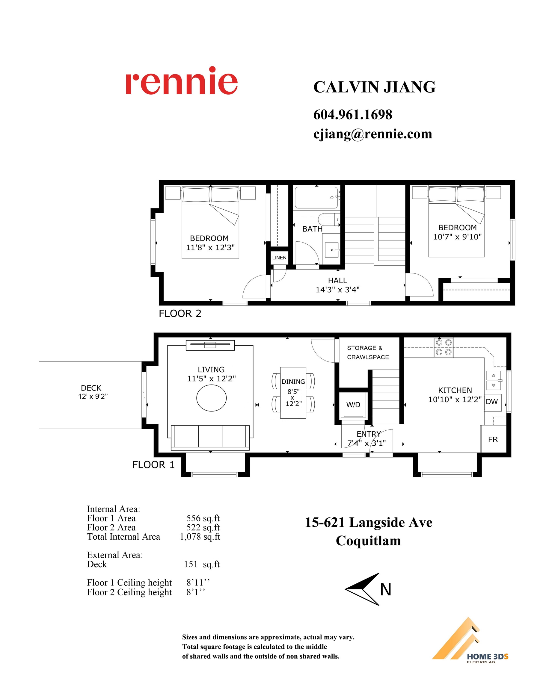 15 621 LANGSIDE AVENUE Unit: 15