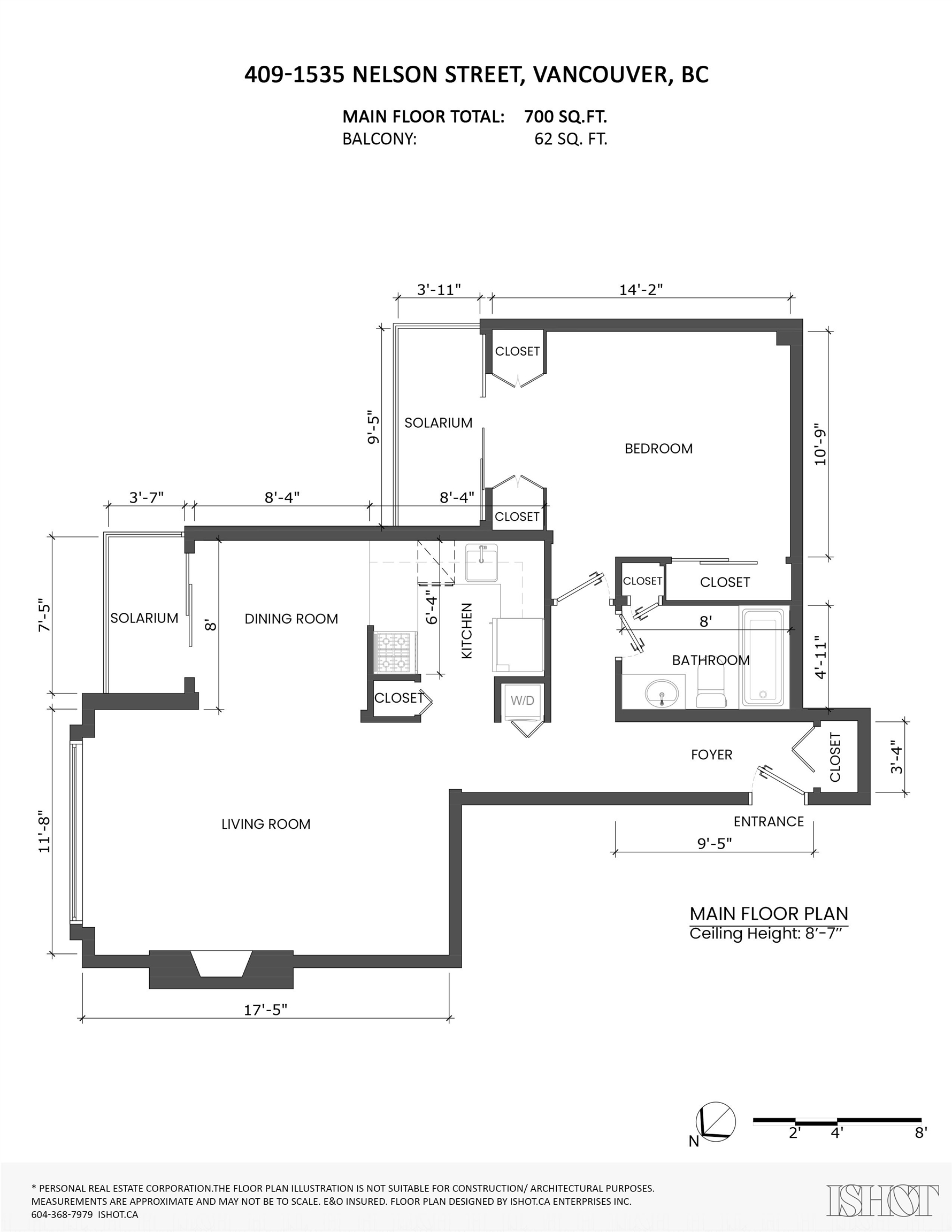 409 1535 NELSON STREET Unit: 409