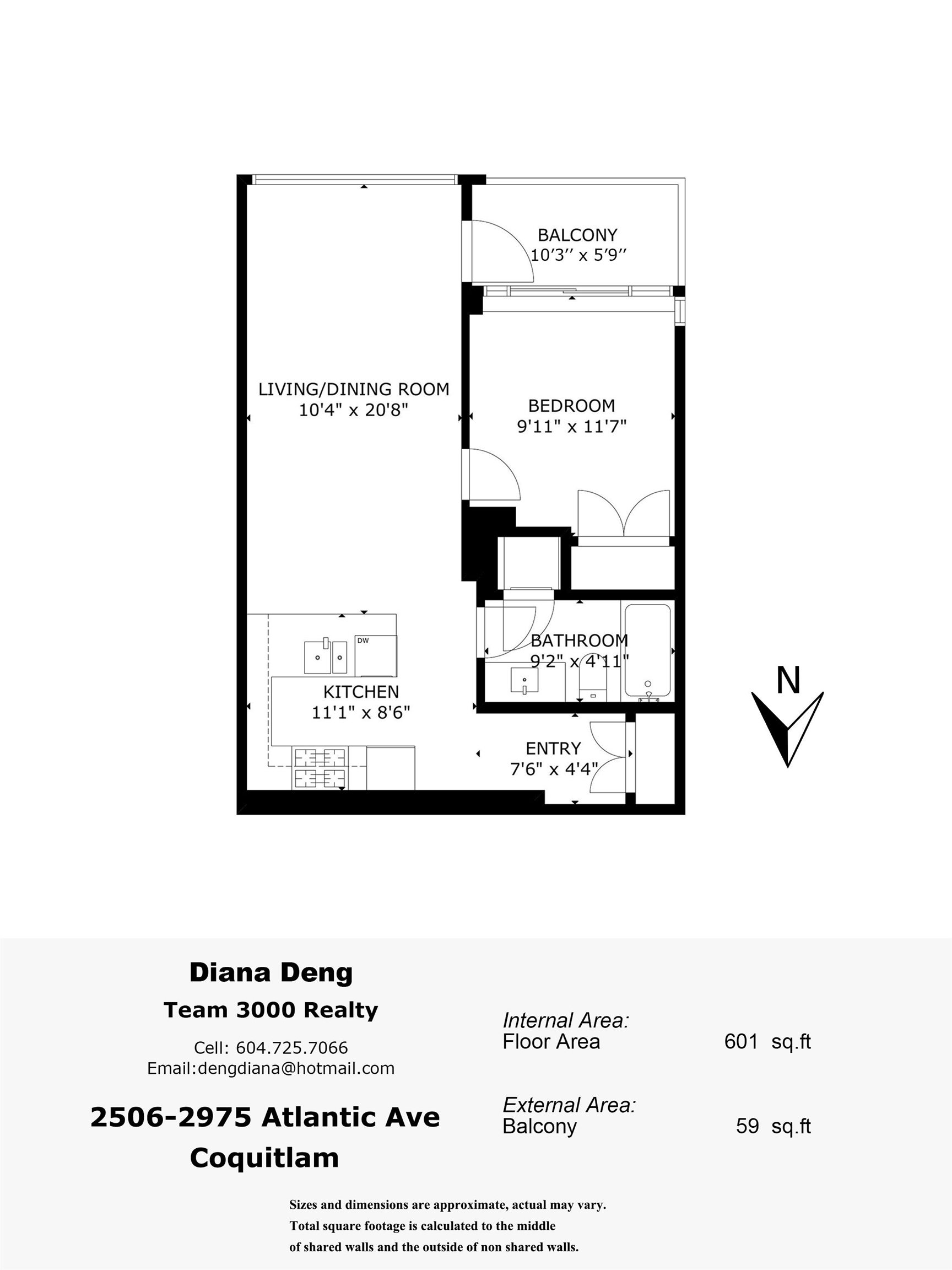 2506 2975 ATLANTIC AVENUE Unit: 2506
