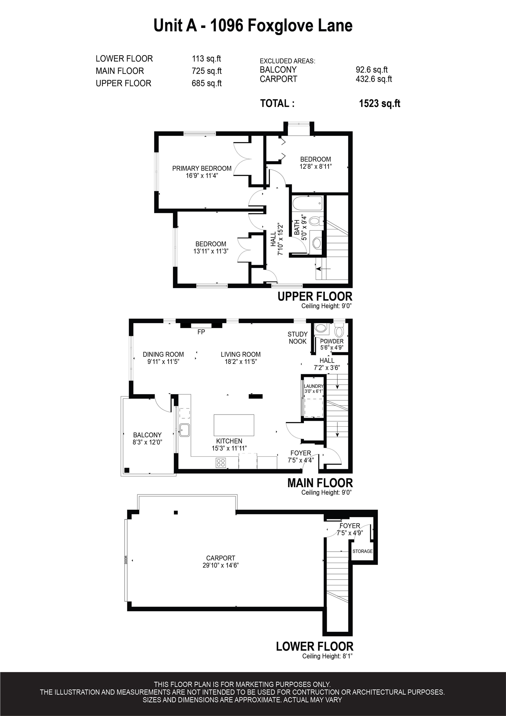 1096 FOXGLOVE LANE