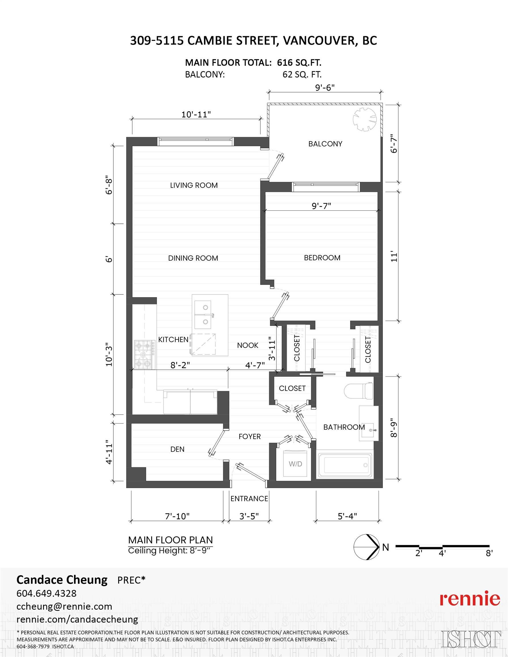 309 5115 CAMBIE STREET Unit: 309