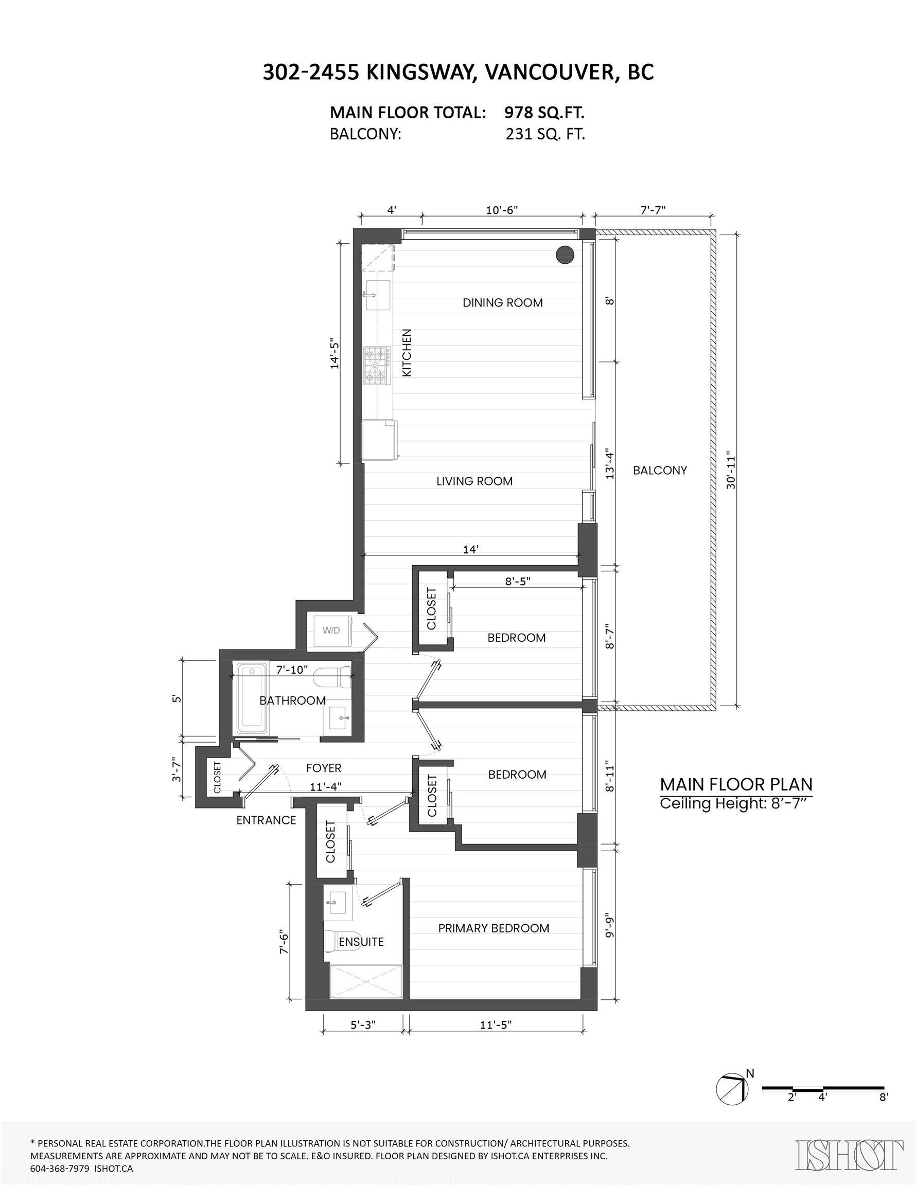 302 2455 KINGSWAY Unit: 302