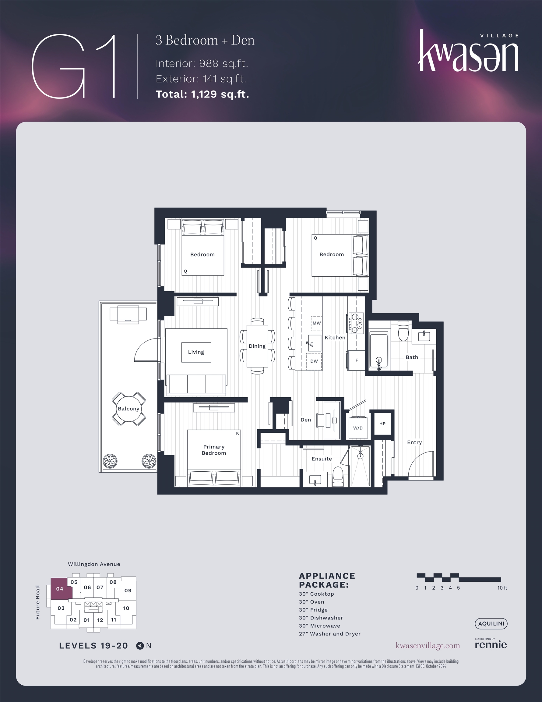 2004 3633 WILLINGDON AVENUE Unit: 2004