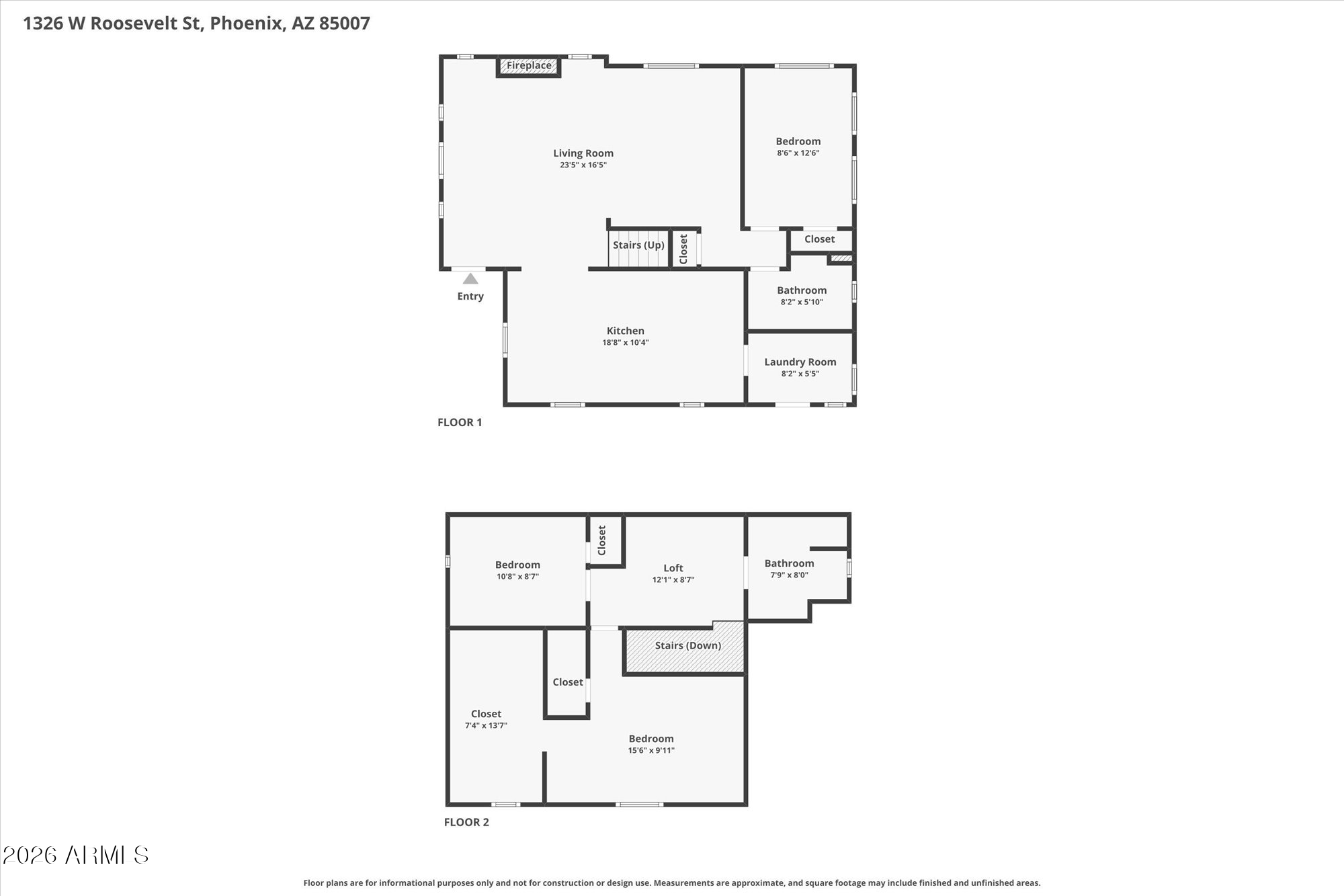 1326 W ROOSEVELT Street