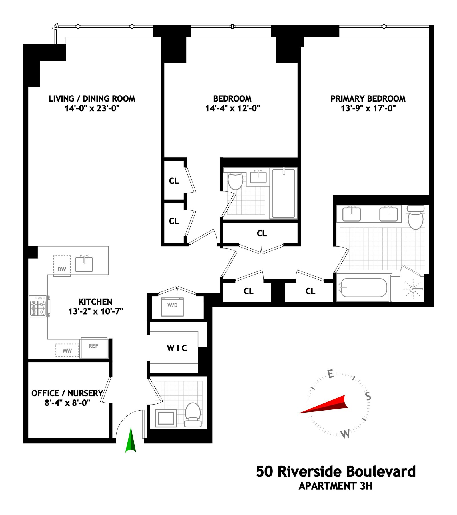 50 RIVERSIDE Boulevard 3H