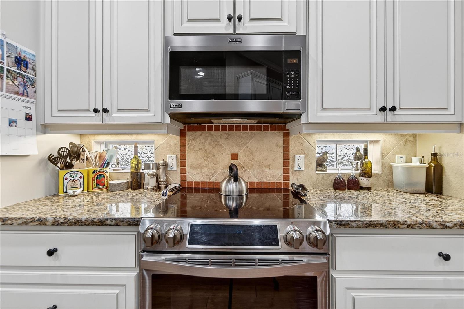 Kitchen detail shot showing high-end finishes and hardware