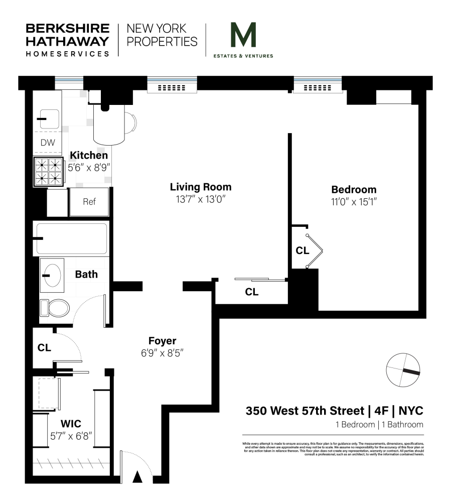 350 W 57TH Street 4F