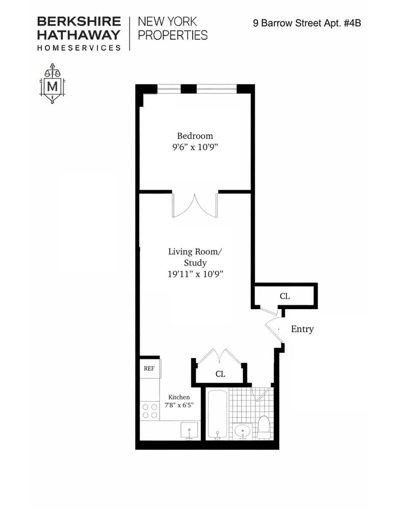 9 BARROW Street 4B