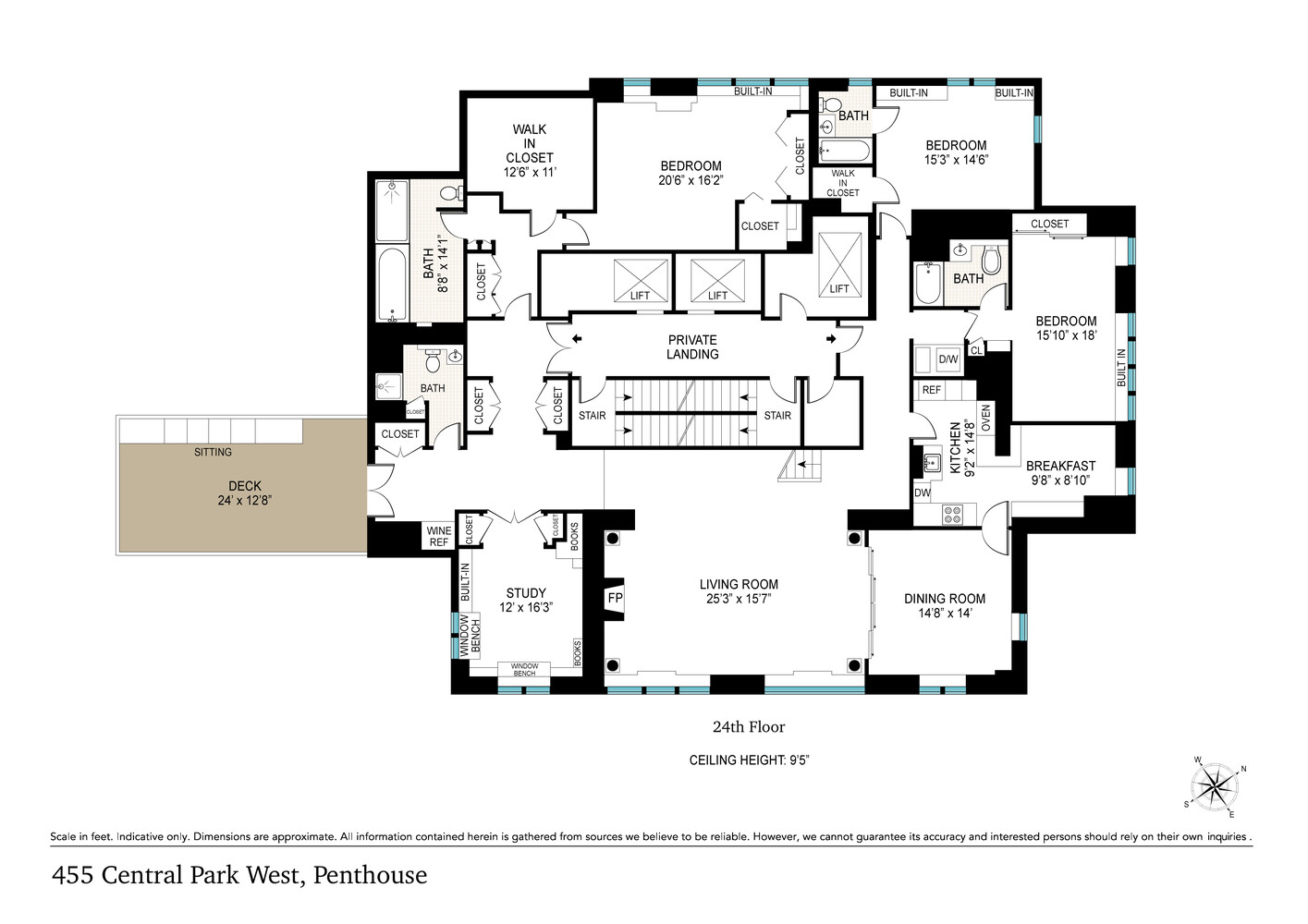 455 CENTRAL Park W PH2/3