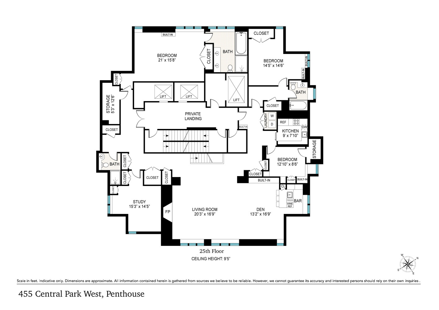 455 CENTRAL Park W PH2/3