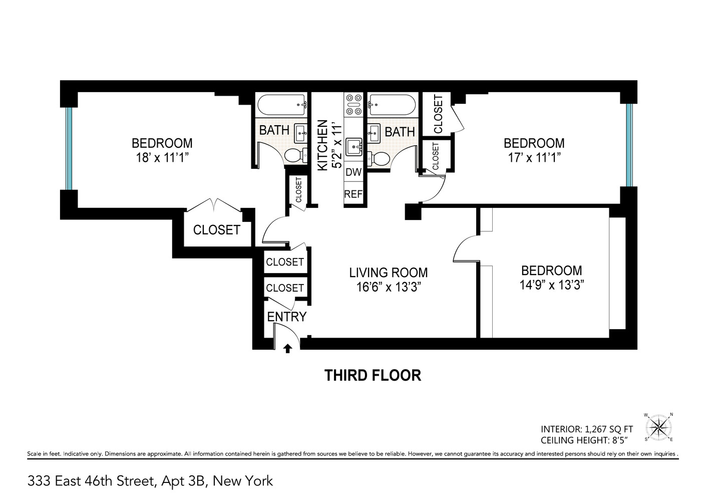 333 E 46TH Street 3B