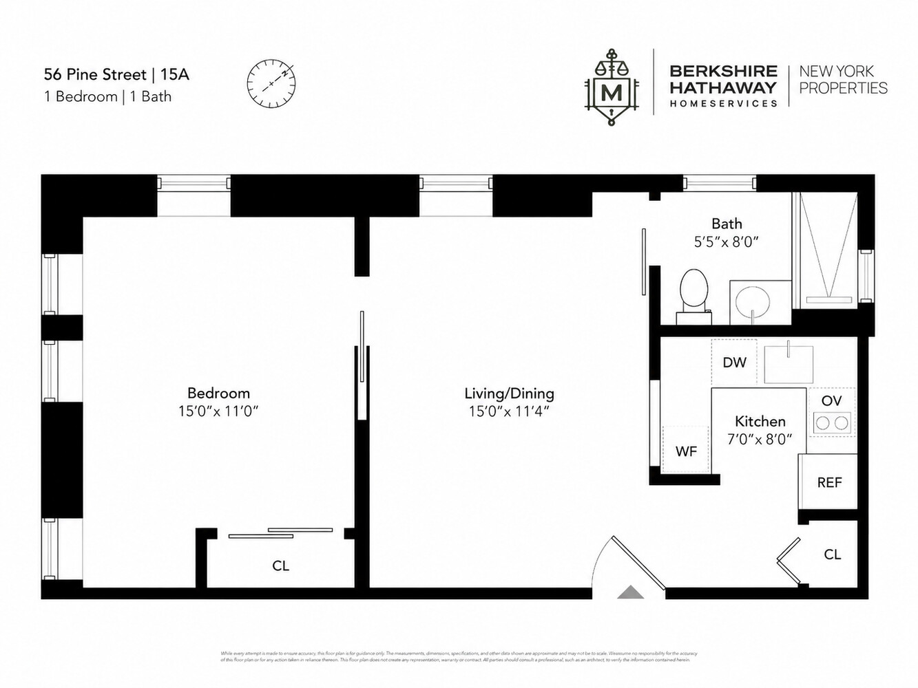 56 PINE Street 15A