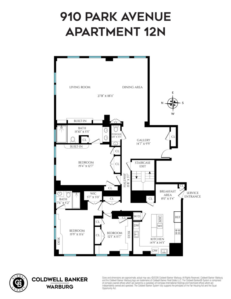 910 PARK Avenue 12N