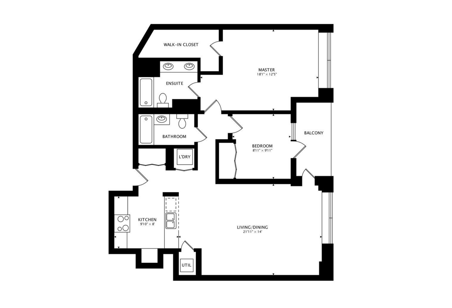 400 W Ontario Street Unit: 1606