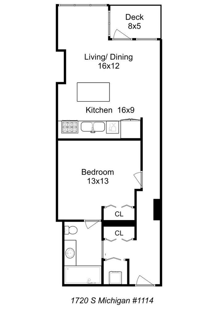 1720 S MICHIGAN Avenue Unit: 1114