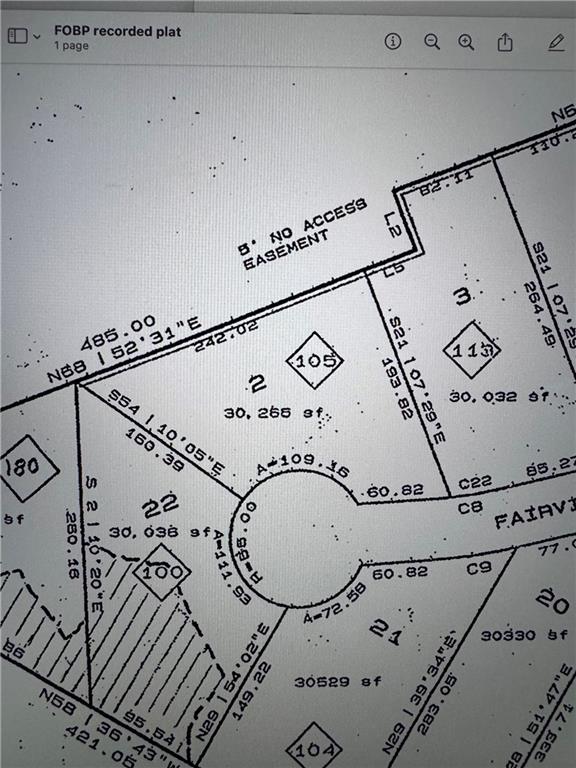 Lot 2 FAIRVIEW OAKS Drive