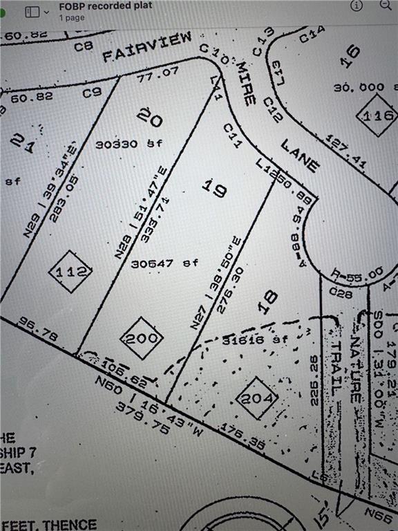 Lot 19 FAIRVIEW OAKS Drive