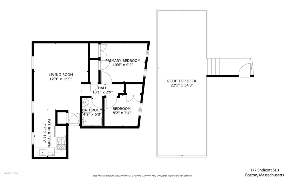177 Endicott St # 3