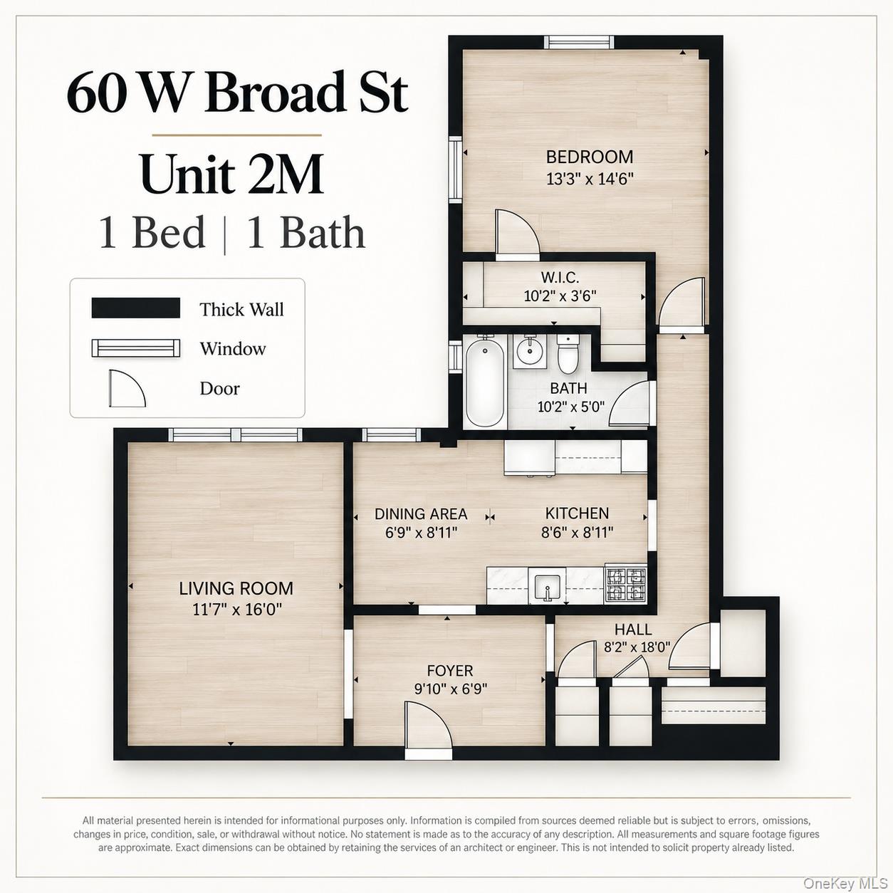 60 W Broad Unit: 2M