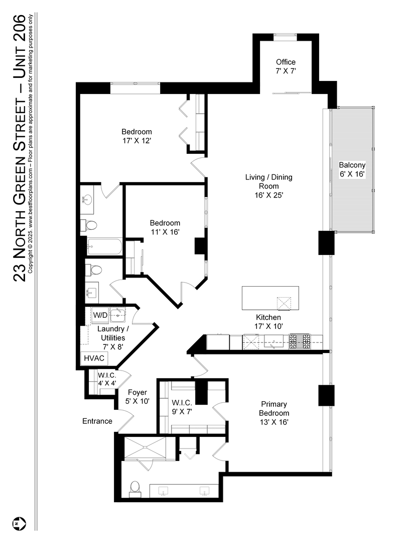 23 N Green Street Unit: 206