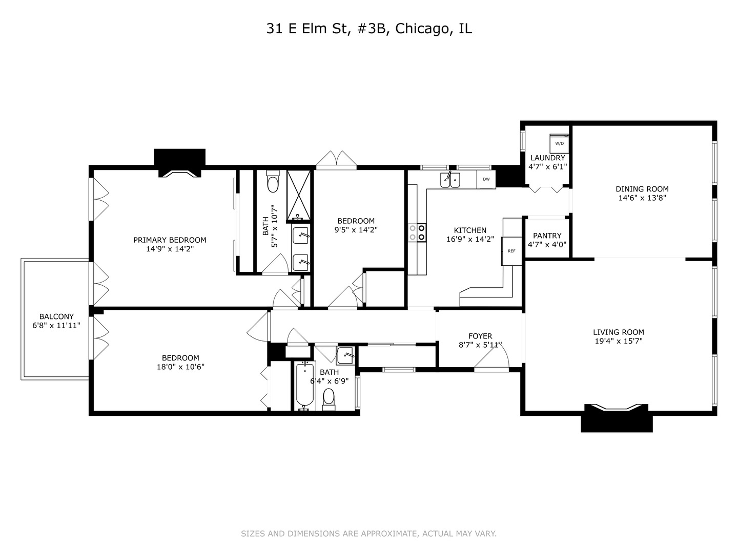 31 E Elm Street Unit: 3B