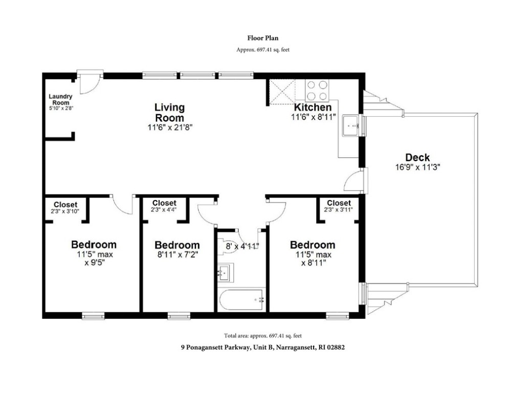 9 Ponagansett Parkway B